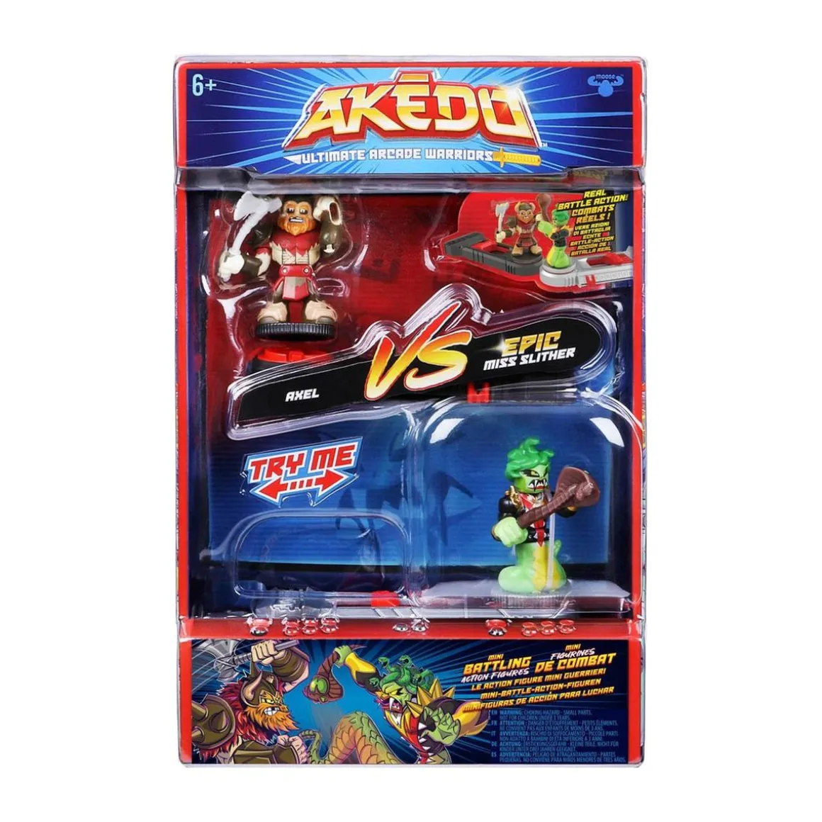 Akedo - Versus pack - Set 2 figuras con mando (varios modelos)