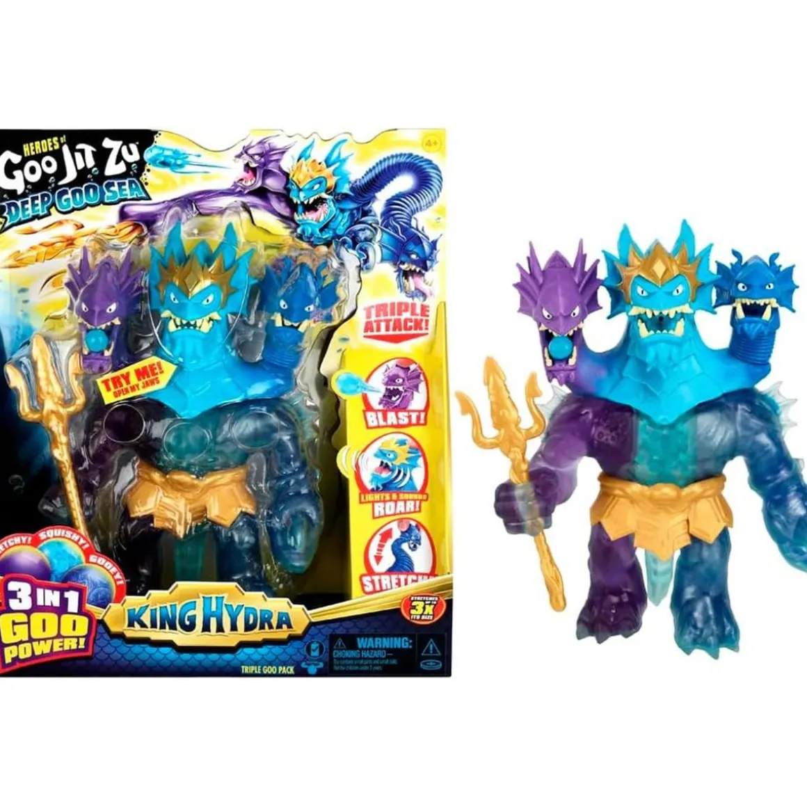 Bandai - Figura de acción King Hydra Deep Sea Multicolor ㅤ