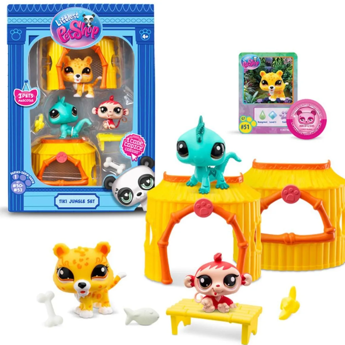 Bandai - Littlest PetShop - Tiki Jungle Set ㅤ