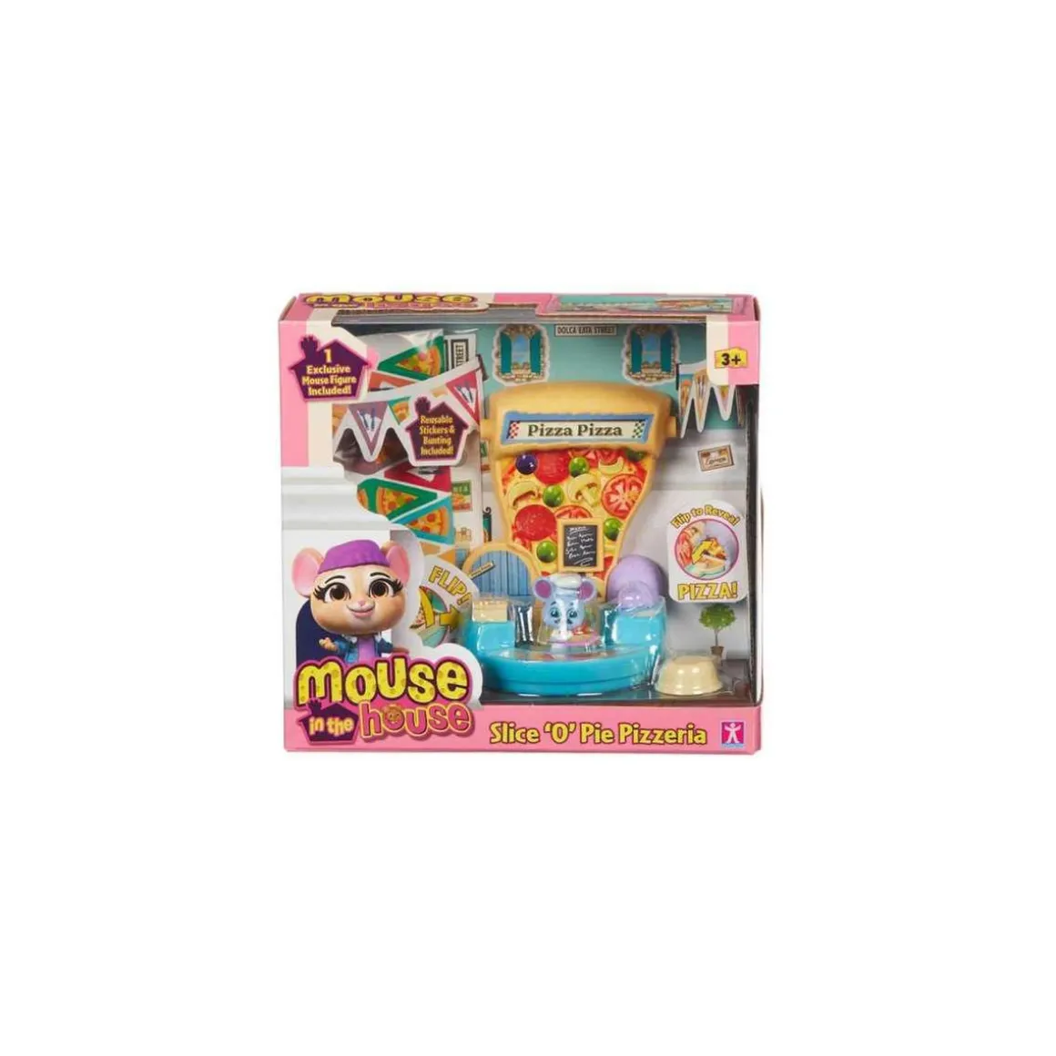 Bandai - Pizzería Mouse in The House: Playset Juego Imaginativo