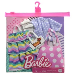 Barbie - 2 pack de vestidos y accesorios de moda (Varios modelos)