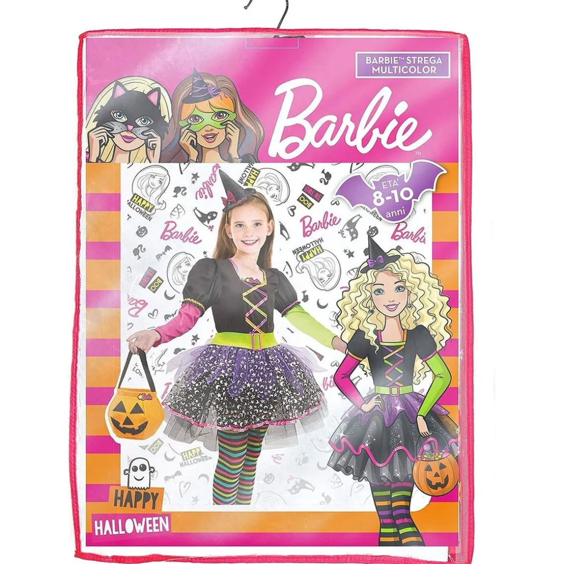 Barbie - Disfraz de Brujita multicolor 8-10 años