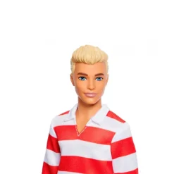 Barbie - Ken Fashionista con polo de rayas