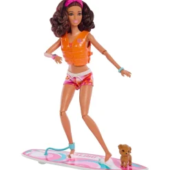 Barbie - Muñeca Barbie con tabla de surf y accesorios ㅤ