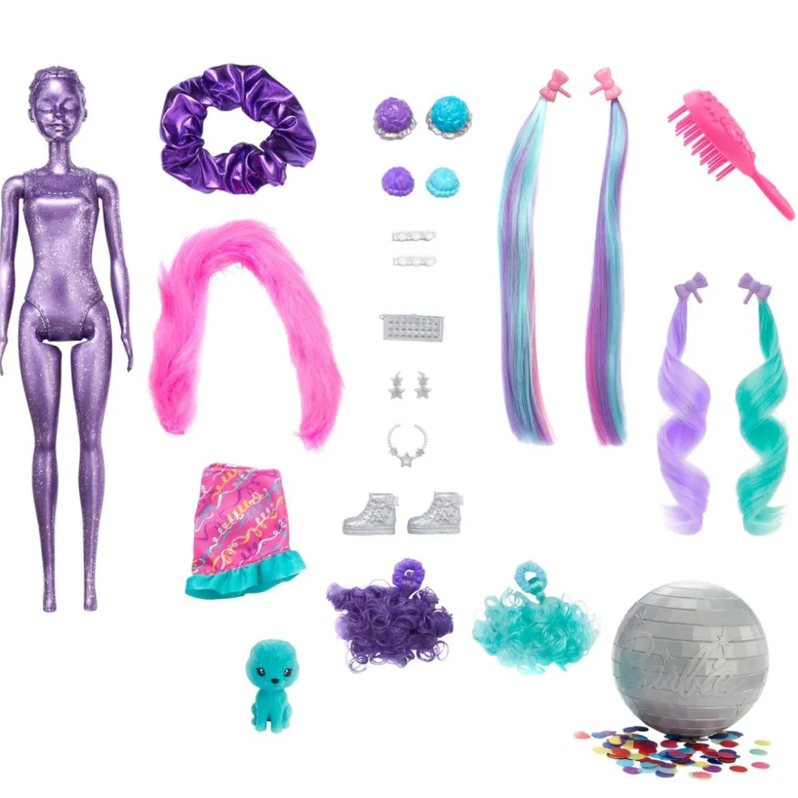 Barbie - Muñeca Color Reveal peinados globos (varios modelos)