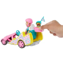 Barbie - Muñeca con kart, mascota y accesorios de aventura ㅤ