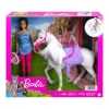 Barbie - Muñeca equitación con caballo