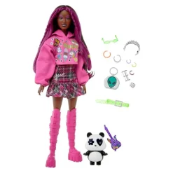 Barbie - Muñeca Extra - Mechas rosas
