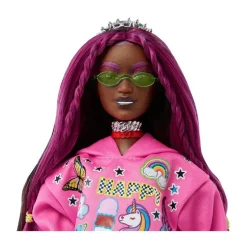 Barbie - Muñeca Extra - Mechas rosas