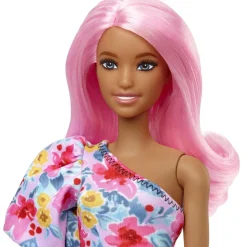 Barbie - Muñeca Fashionista con Gafas y Vestido Floral ㅤ