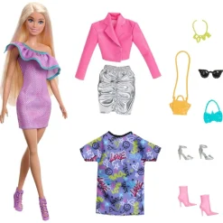 Barbie - Muñeca Fashionista 3 modas de noche