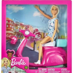 Barbie - Muñeca y moto scooter