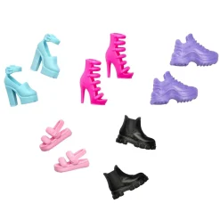 Barbie - Pack de 5 pares de zapatos