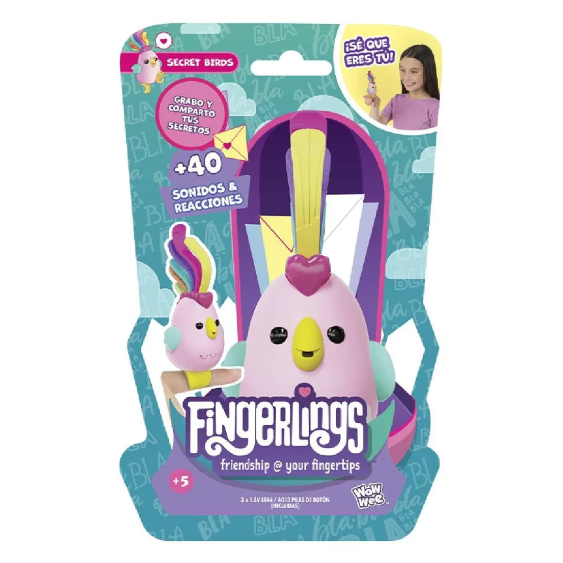 Bizak - Fingerlings Secret Bird (Varios modelos) ㅤ