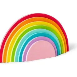 Bloc de notas adhesivas en forma de arcoíris, 152 piezas en 8 colores ㅤ