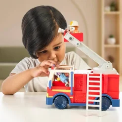 Bluey - Camión de bomberos con figuras