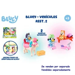 Bluey - Mini playset vehículos (varios modelos)