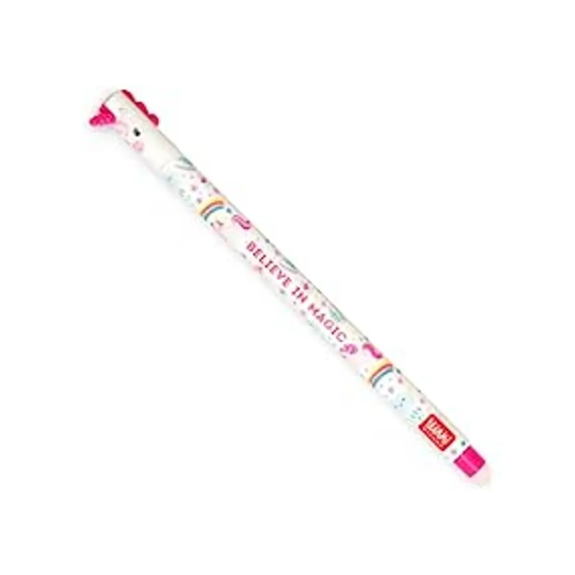 Bolígrafo de gel borrable con tinta negra y esfera para borrar ㅤ