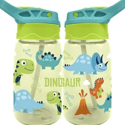 Botella cantimplora infantil de tritan 500ml con diseño de dinosaurio