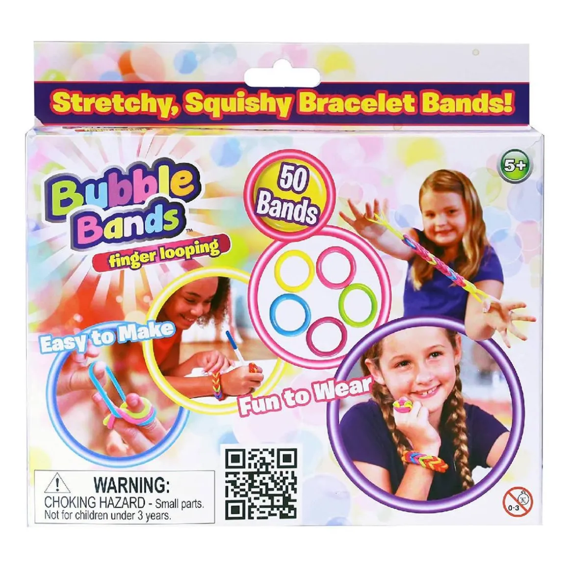 Bubble Bands - 50 Bandas elásticas para pulseras
