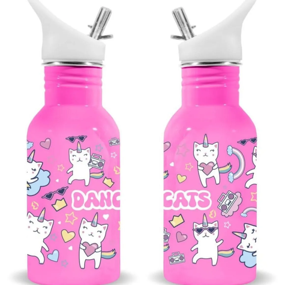 Cantimplora acero dancing cats 500 ml