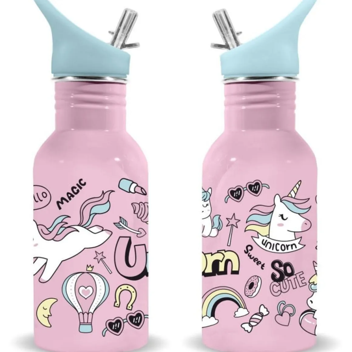 Cantimplora acero inoxidable unicornio 500 ml