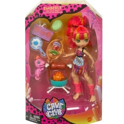Cave Club - Muñeca Emberly - Playset BBQs