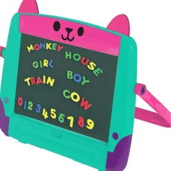 Cefa Toys - Caballete artístico 4 en 1 portátil, con doble cara magnética y soporte ㅤ