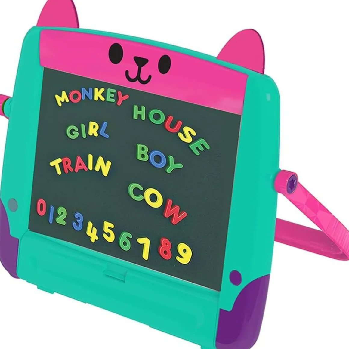 Cefa Toys - Caballete artístico 4 en 1 portátil, con doble cara magnética y soporte ㅤ