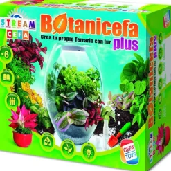 Cefa Toys - Terrario educativo con luz y libro guía Botanicefa Plus ㅤ