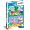 Clementoni - 2 puzzles 30 piezas - Peppa Pig