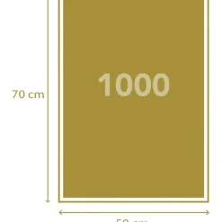 Clementoni - Colección de arte con rompecabezas de la Gioconda, 1000 piezas ㅤ