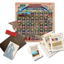 Clementoni - Juego de mesa estrategia multicolor deluxe ㅤ