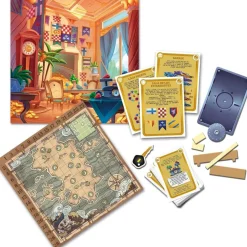 Clementoni - Juego de mesa estrategia multicolor deluxe ㅤ