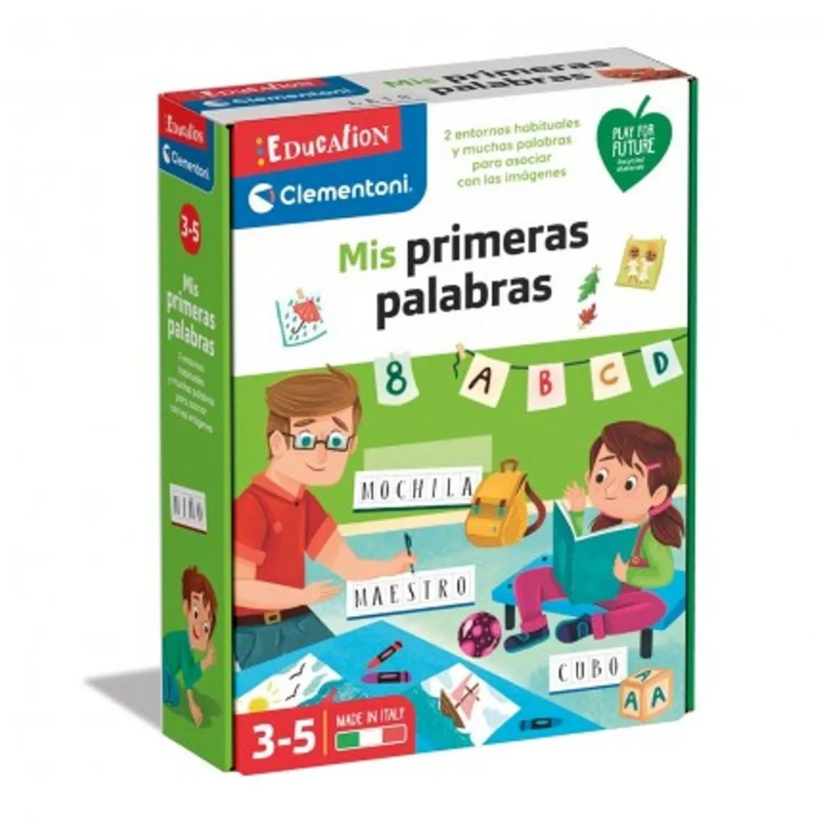 Clementoni - Juego educativo: Aprendiendo mis primeras palabras ㅤ