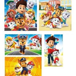 Clementoni - Patrulla Canina - Puzzle infantil progresivo 10 en 1 de la Patrulla Canina ㅤ