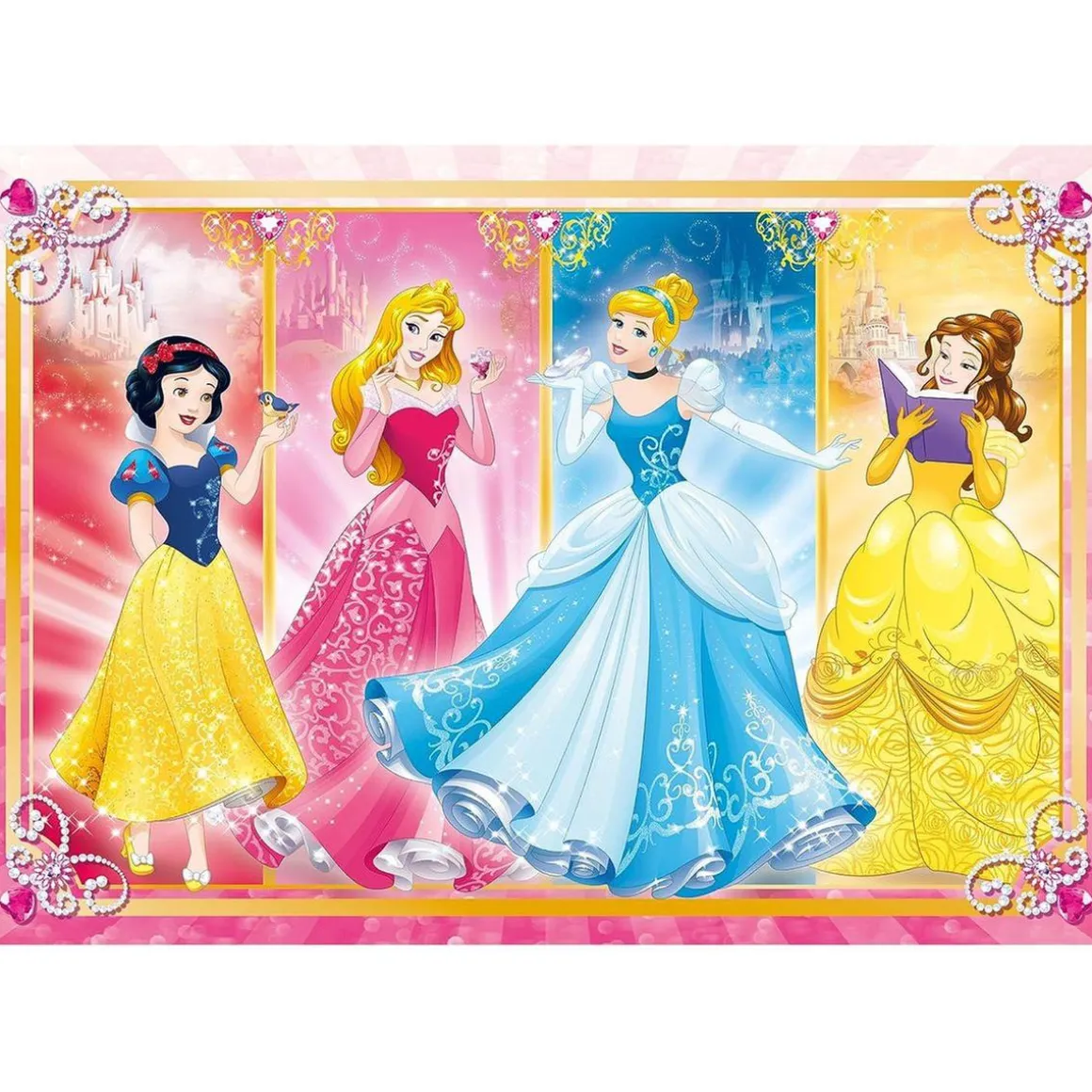Clementoni - Princesas Disney - Puzzle infantil de 60 piezas Princesas Disney ㅤ