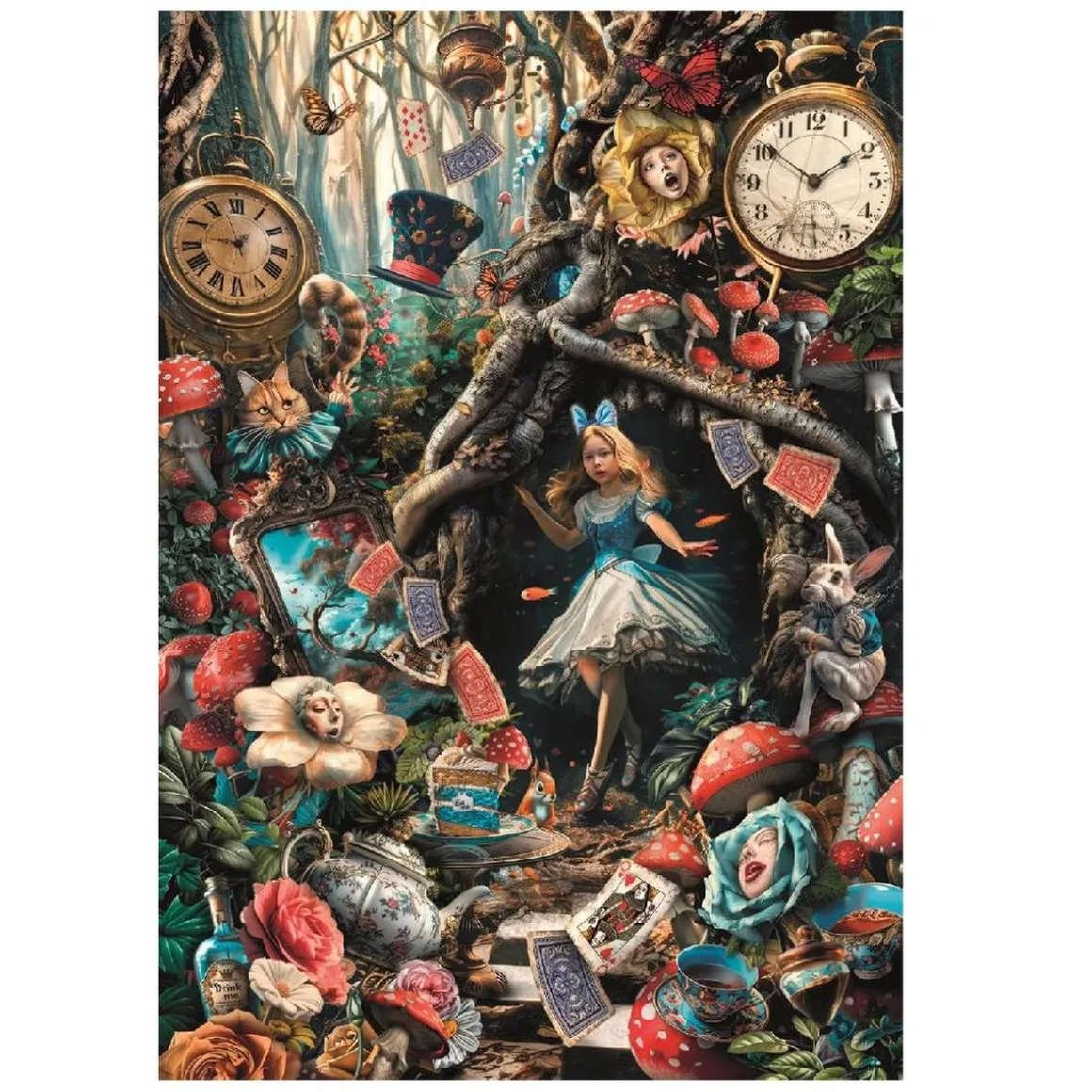 Clementoni - Puzzle 1000 piezas High Quality Collection - Another day in Wonderland
