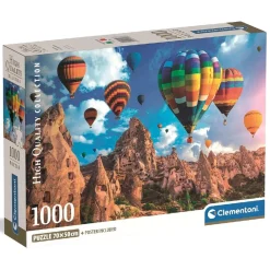 Clementoni - Puzzle 1000 piezas High Quality Collection - Globos en Cappadocia
