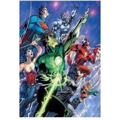 Clementoni - Puzzle 500 piezas DC Cómics - Liga de la justicia