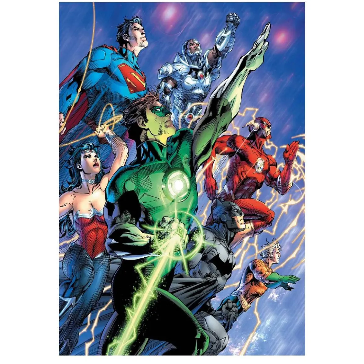 Clementoni - Puzzle 500 piezas DC Cómics - Liga de la justicia