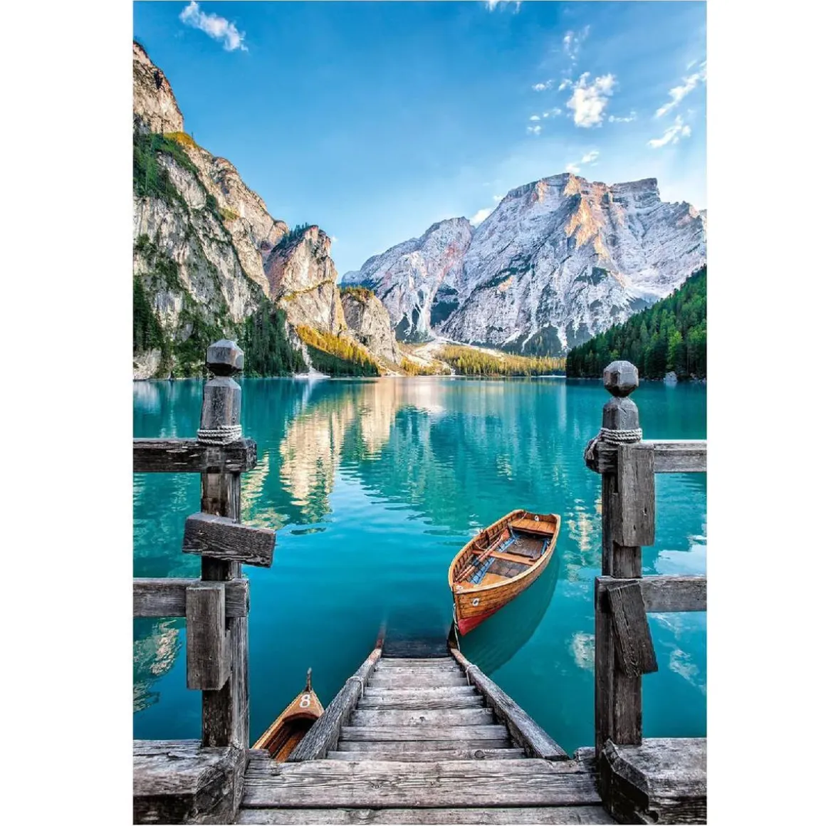 Clementoni - Puzzle 500 piezas High Quality Collection - Braies Lake