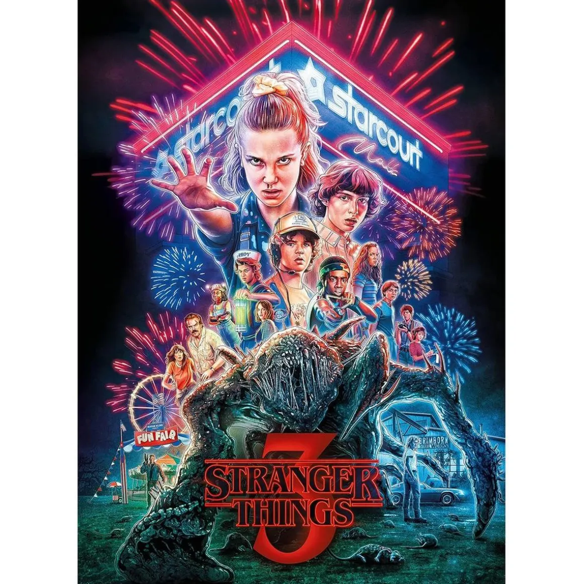 Clementoni - Puzzle 1000 piezas de Stranger Things