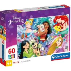 Clementoni - Puzzle 60 piezas - Princesas Disney