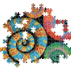 Clementoni - Puzzle 500 piezas Colorboom Collection - Colas rizadas