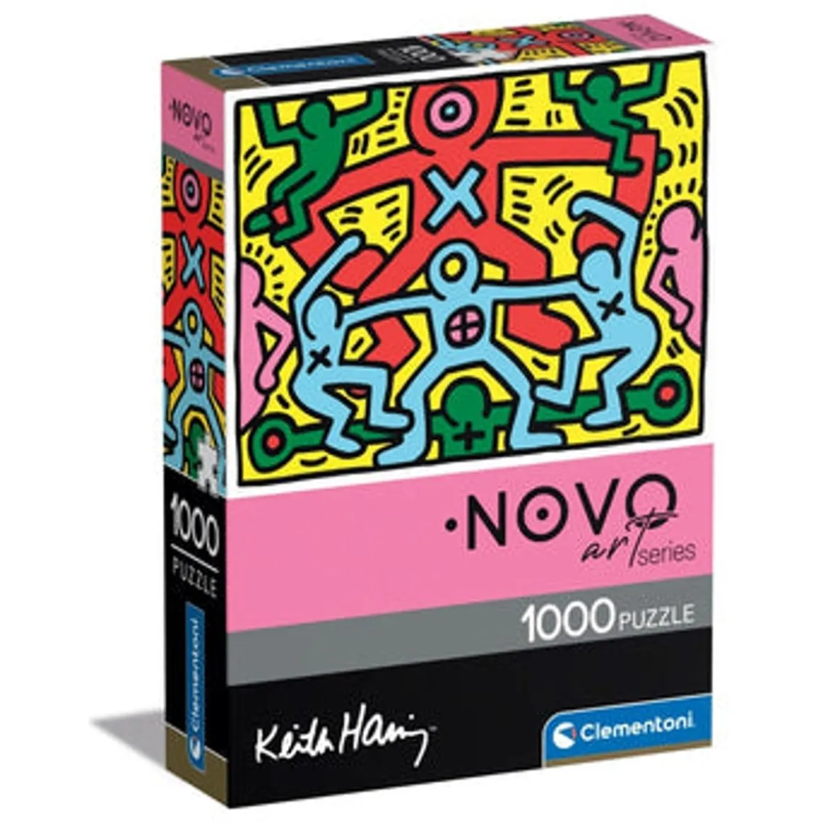 Clementoni - Puzzle Arte Moderno Keith Haring 1000 Piezas ㅤ