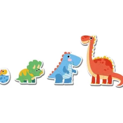Clementoni - Puzzle infantil progresivo de dinosaurios ㅤ