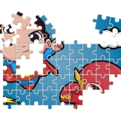 Clementoni - Puzzles progresivos de superhéroes DC Comics, 10 en 1, multicolor, tamaño medium ㅤ