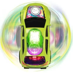 Coche de juguete con luces intermitentes, música y giros, incluye pilas