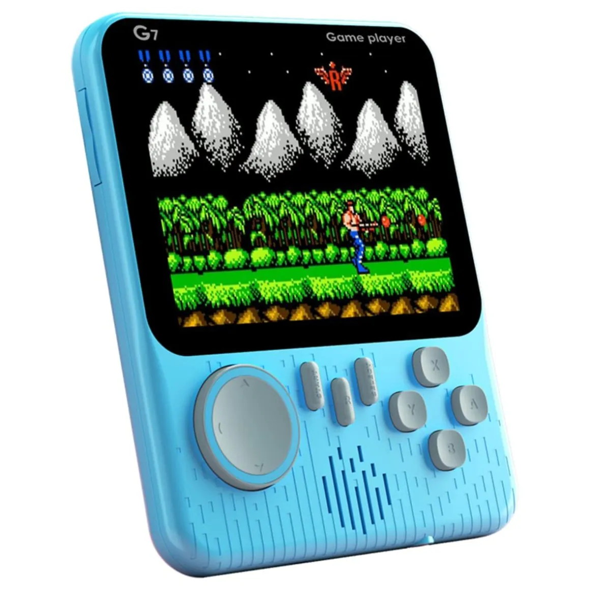 Consola de juegos G7 666 juegos azul